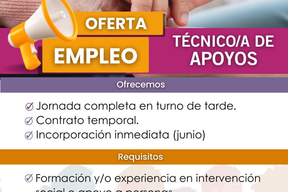 ¿Quieres trabajar en El Remós? Buscamos un/a técnico/a de apoyos